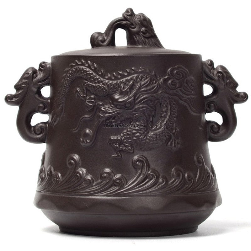 Empaistic Dragon Clay Tea Caddy