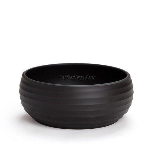 Black Clay Stripes Tea Washer