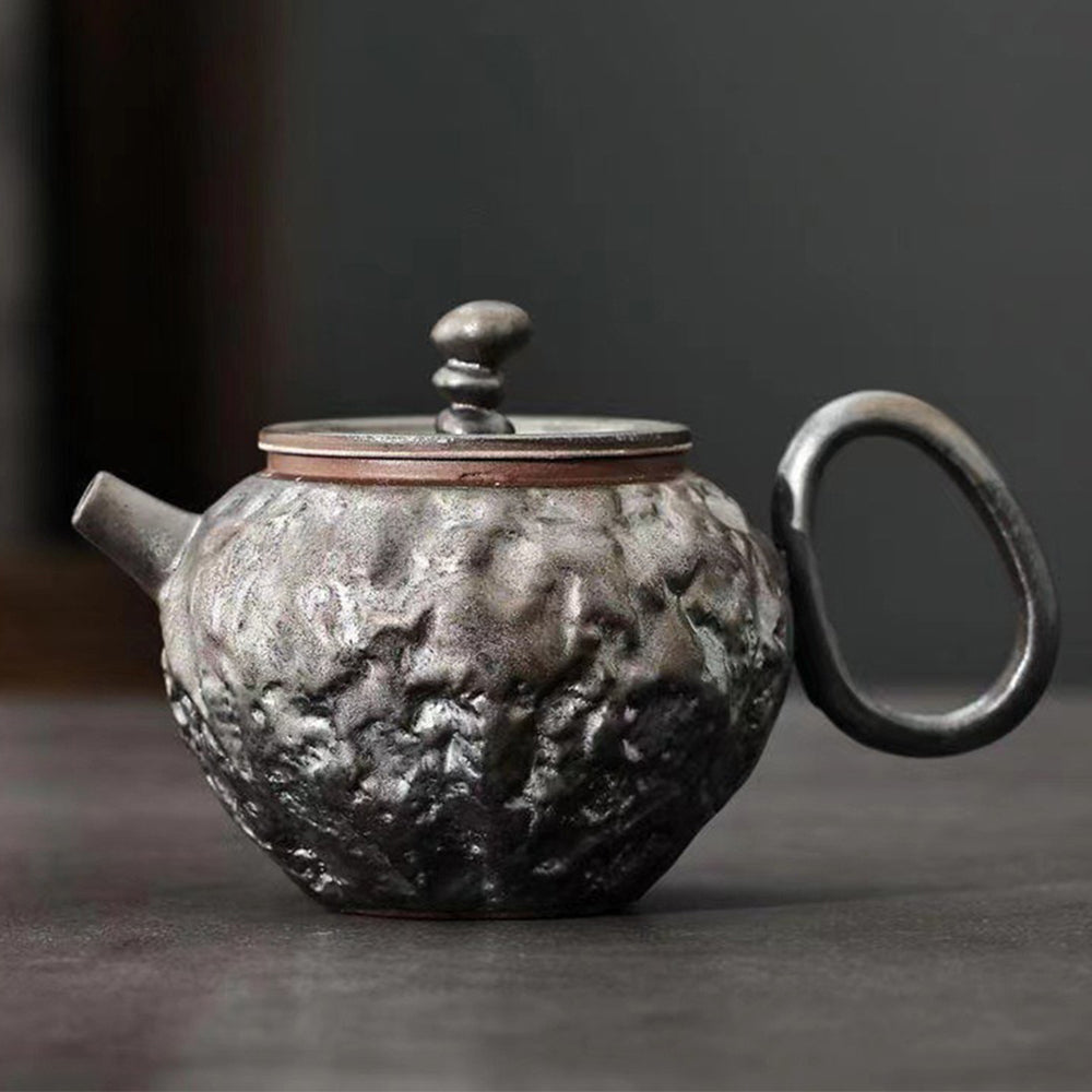 Japanese Gyokko Stone Texture Teapot