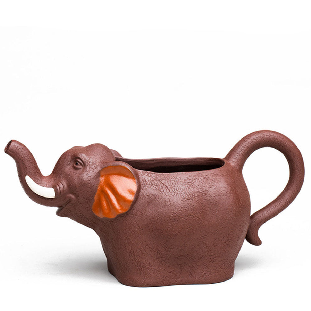 Yixing Clay Elephant Fair Cup With Tea Cup