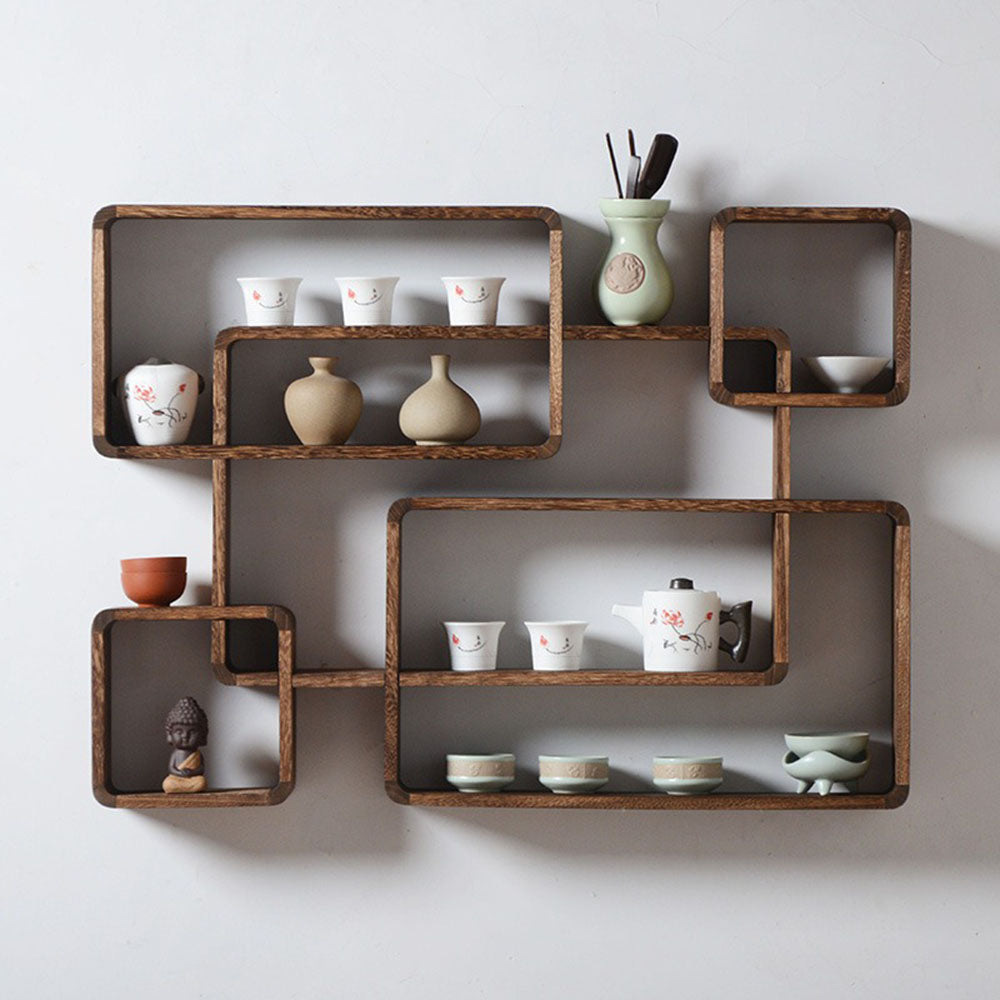 PANGA-PANGA Wall Mounted Curio Display Cabinet