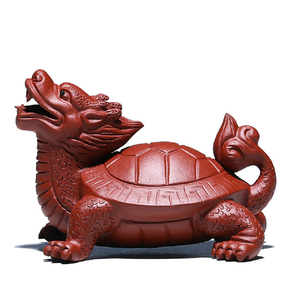 Handmade Yixing Clay Dragon Turtle Tea Pet