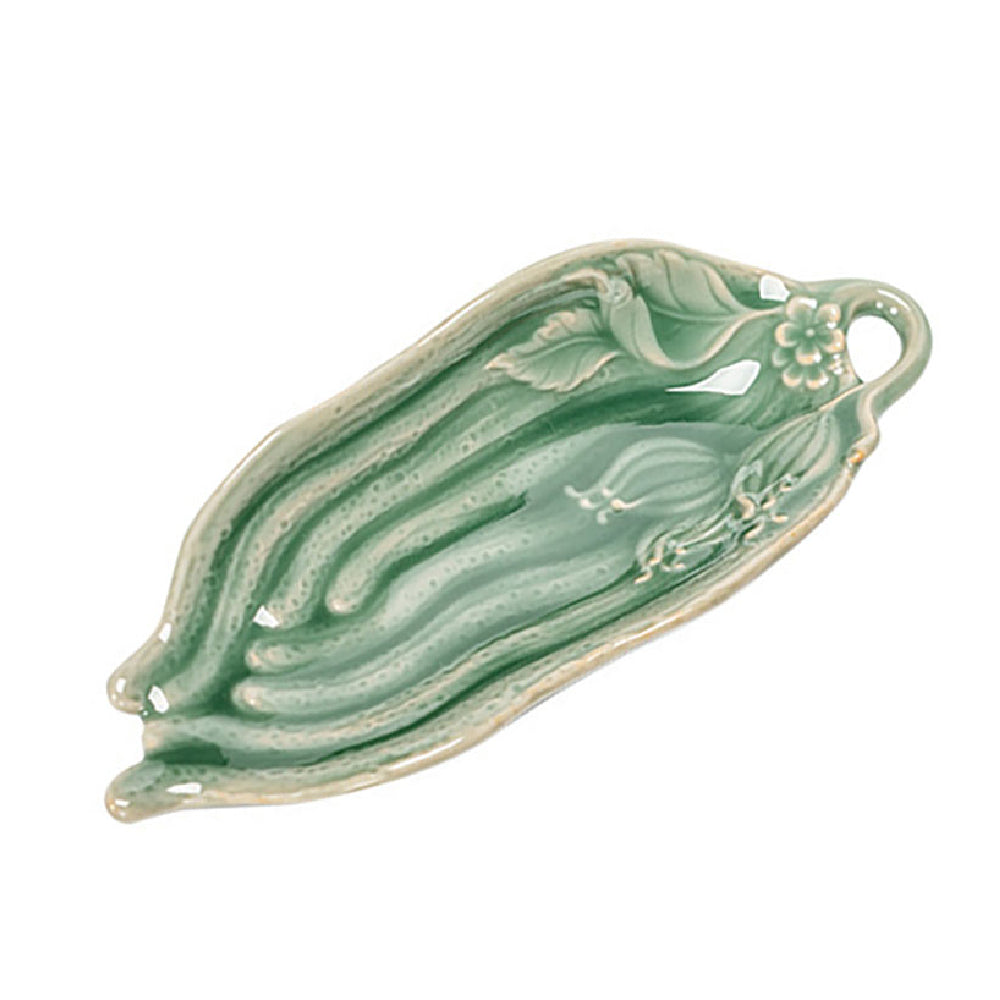 Handmade Jade Porcelain Bergamot Tea Holder