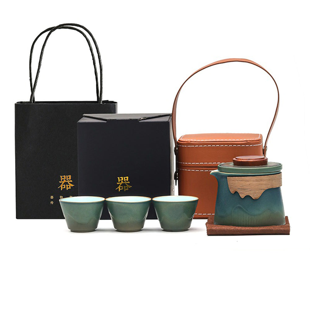 Japanese Kuai Ke Travel Tea Set