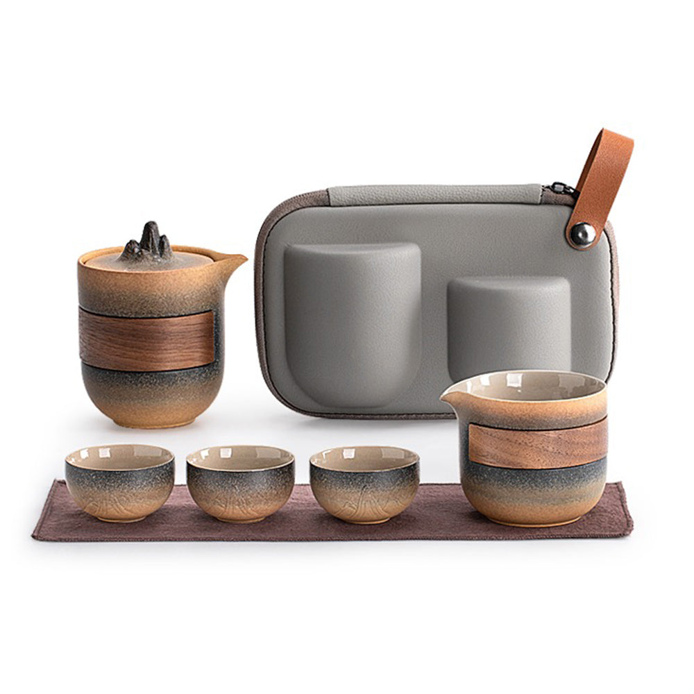 Distant Mountains Hohin Travel Tea Set