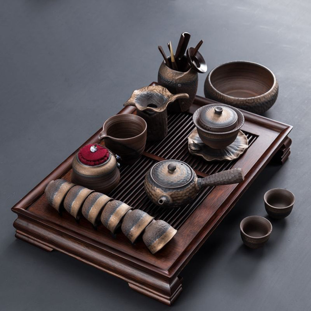 Pottery Wabi-sabi Gongfu Tea Set