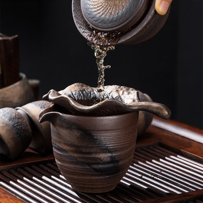 Pottery Wabi-sabi Gongfu Tea Set