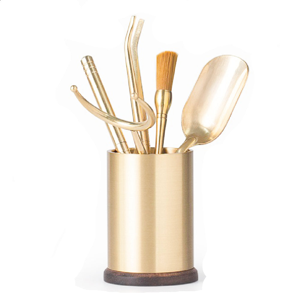 Golden Copper Tea Utensil Set